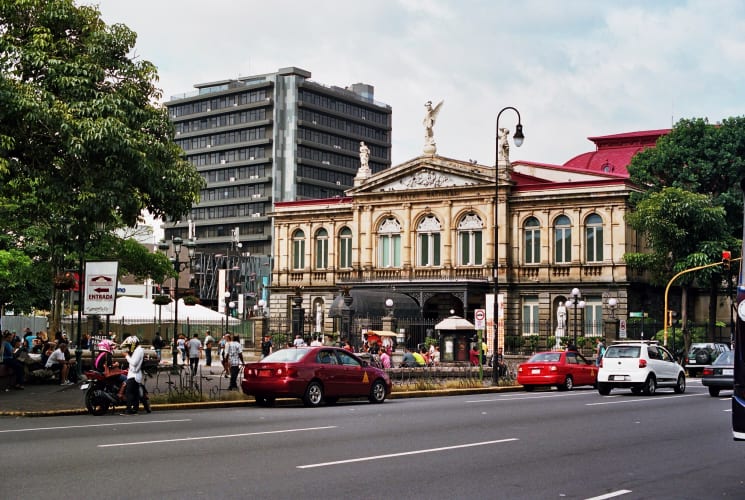 Buildings in San Jose, Costa Rica.